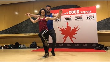 Alisson Sandi (District Zouk) and Christina Montoya (Zouk Babes): demo @2019 Canada Zouk Congress