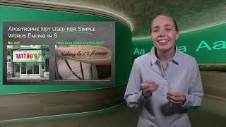 16.10 SENTENCE GRAMMAR - PUNCTUATION; THE APOSTROPHE PART 2