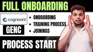 Cognizant GenC Hiring | Full Onboarding & Joining Process | Offer Letter | Trainings | 2025