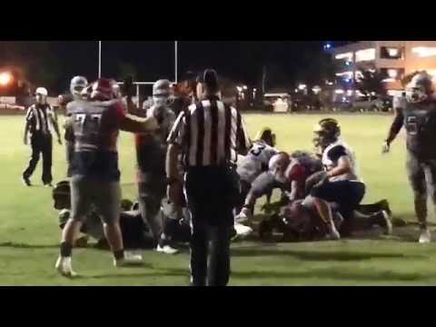 And the senior linebacker scores the touchdown!!!!
