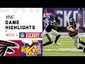 Falcons vs. Vikings Week 1 Highlights | NFL 2019