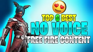 Top 6 Konten FreeFire Tanpa Suara Terbaik | Konten Trending Serta Tips Dan Trik Untuk Youtuber Gaming Baru