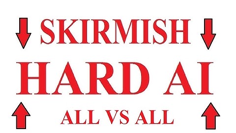 🔴 C&C Generals Zero Hour - Skirmish - ALL VS ALL - Player GLA Stealth vs 7 AI HARD 🔴