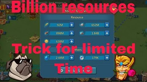 Collect Billions Of Rss For Limited time -Lords Mobile #lordsmobile #resources #freetoplay