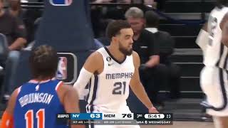 Jalen Brunson vs MEM 15 PTS 9 AST     KNICKS DEBUT      10.19.22