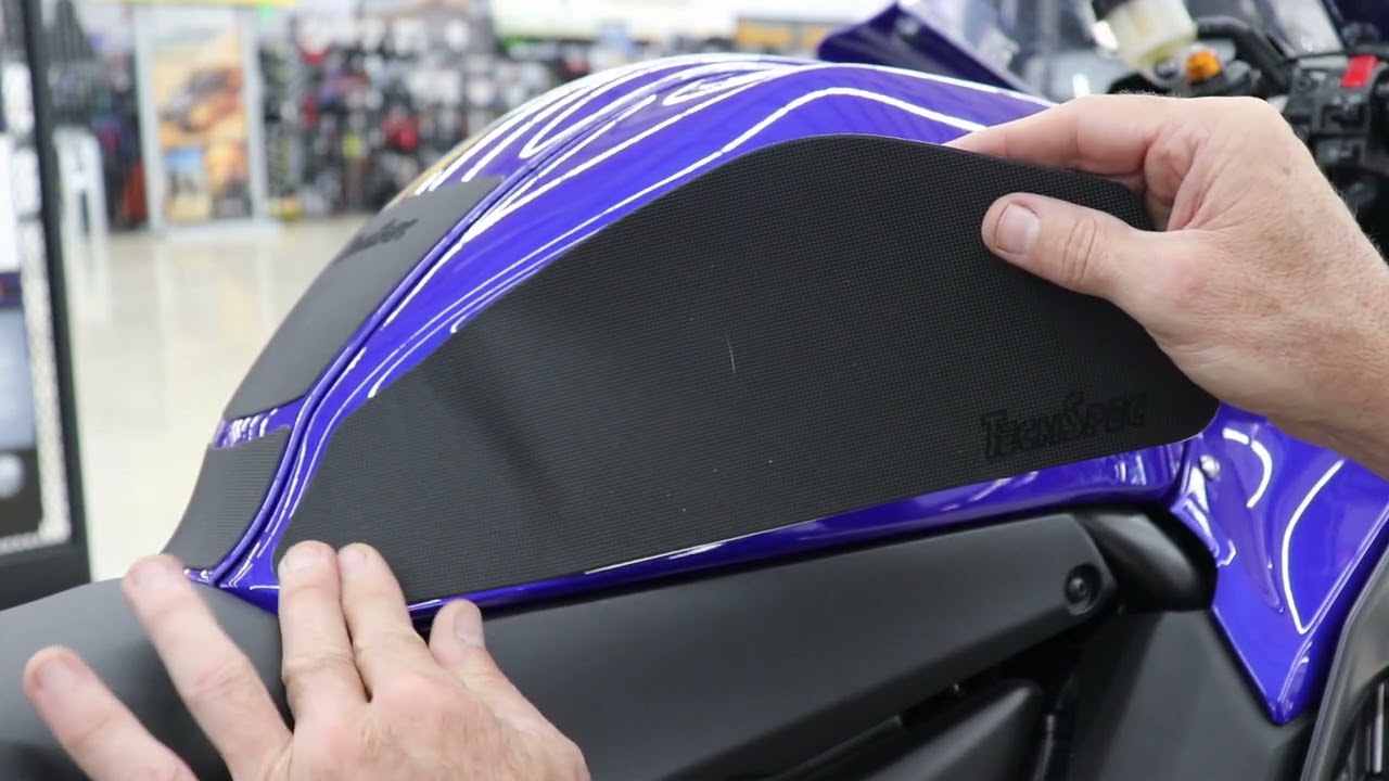TechSpec Gripster Tank Grips (XL2) | Yamaha R7 Install Guide - YouTube