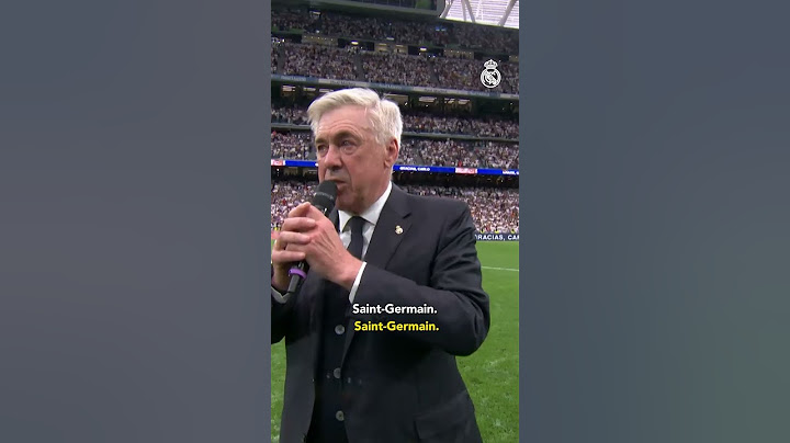 🤍 #GraciasCarlo 🤍  #realmadrid #bernabeu