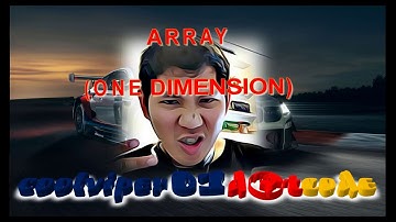 ARRAY  (ONE DIMENSION) IN VB.NET 2013