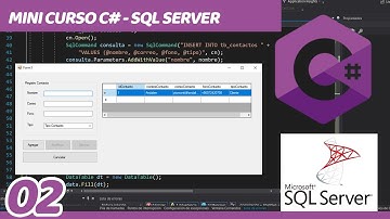 Windows Forms POO CRUD C# SQL SERVER - Listar Registros - Mini curso Video 2