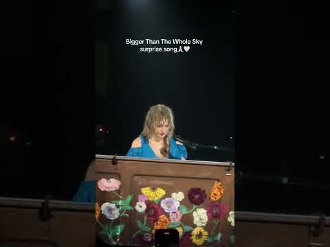 Taylor Swift honored Ana Clara Benevides with "Bigger Than the Whole Sky." Credit: fetumasoficial