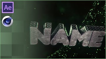 FREE 3D Intro Template | C4D & AE | Green Particles | With Tutorial!