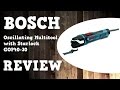 Bosch Oscillating Multitool with Starlock GOP40-30C Review in 4K GOP 40-30