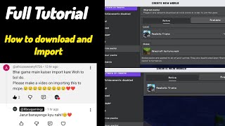 Tutorial "how to download and import Realistic trains addon" in MCPE #mcpe #tutorial @Xboygamingz screenshot 5