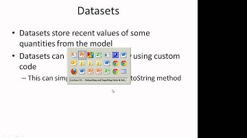 Outputting, Values, Expressions and Variables Nugget 15Definition of Datasets