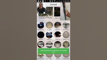 Simeon Tuitt Smart Home Smart Door Lock Unlocking Door With A Smart Phone For Access Without Keys