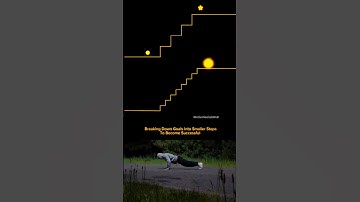 Turning big goals into smaller achievable steps 💫🔥| motivational video| #motivation #selfimprovement