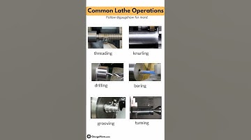 Lathe Operations #lathe #machining #mechanical