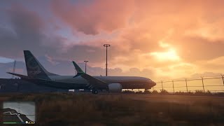 GTA V | Boeing 737 MAX | NASA Shuttle Carrier Aircraft | ft. Dua Lipa Levitating | 4K