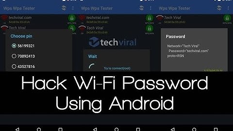 How to hack WiFi password on Android phone 2016 100% working