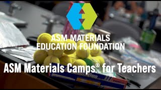 Attend the ASM Materials Camp®-Teachers Today!