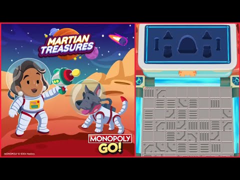 Martian Treasures Monopoly Go New Dig Mini Game Level 19 - 25 Completed😍- Got New Shield #monopolygo