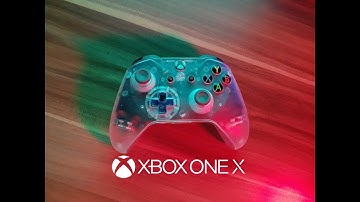 Crystal Clear Xbox One X controller mod (Shell Replacement)