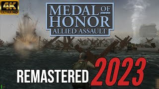 Omaha Beach: Medal of Honor Allied Assault - 4K HD Remastered in 2023