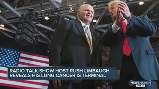 Rush Limbaugh reveals his lung cancer is terminal