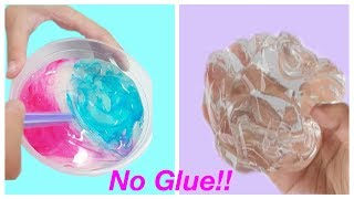 No Glue Instant Clear Slime!! 