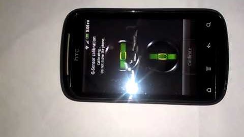 G-SENSOR calibration,motion sensor calibration