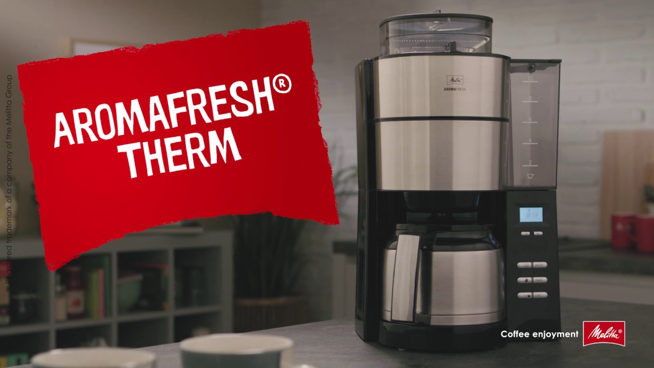 AromaFresh Therm filterkaffemaskine med kværn | Melitta® Online