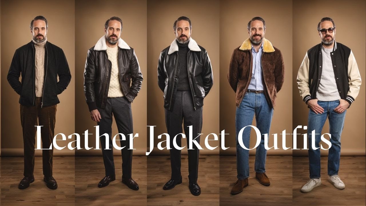 Styling Leather Jackets Is Hard - How’d I Do? - YouTube