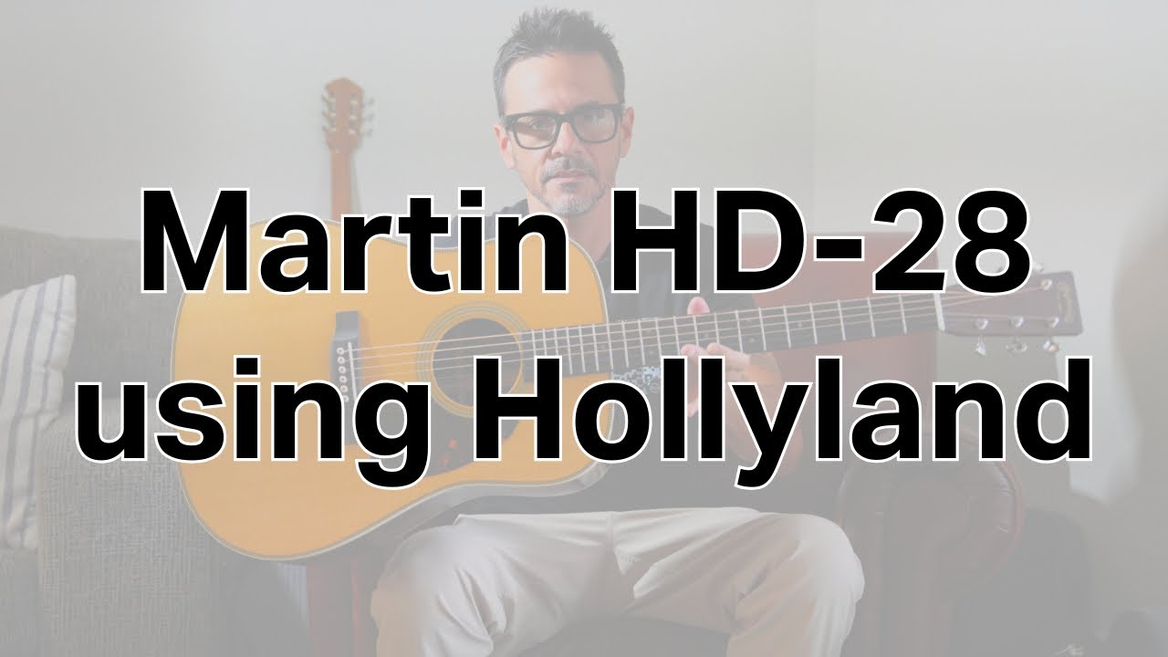 Martin HD-28 with Hollyland M2 Lavalier Mic by Jonathan Shops