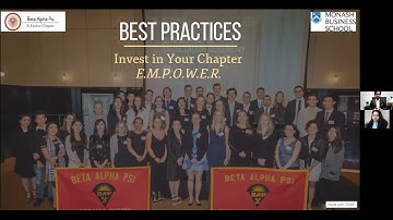 Beta Alpha Psi Xi Epsilon - Best Practices 2021 (Invest in Your Chapter)