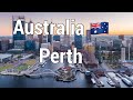 This is perth city of perth australia travel walking 4k 2024