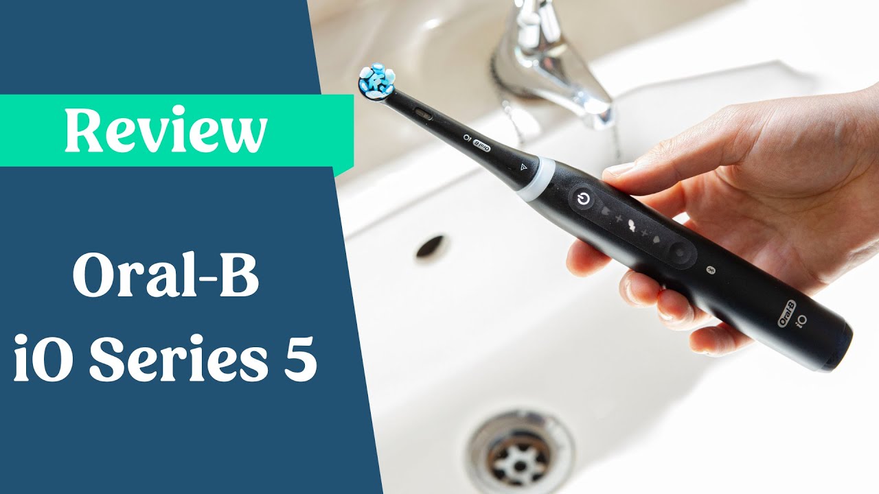 Oral B iO5 Black & White Electric Toothbrushes Designed By Braun, Duo Pack