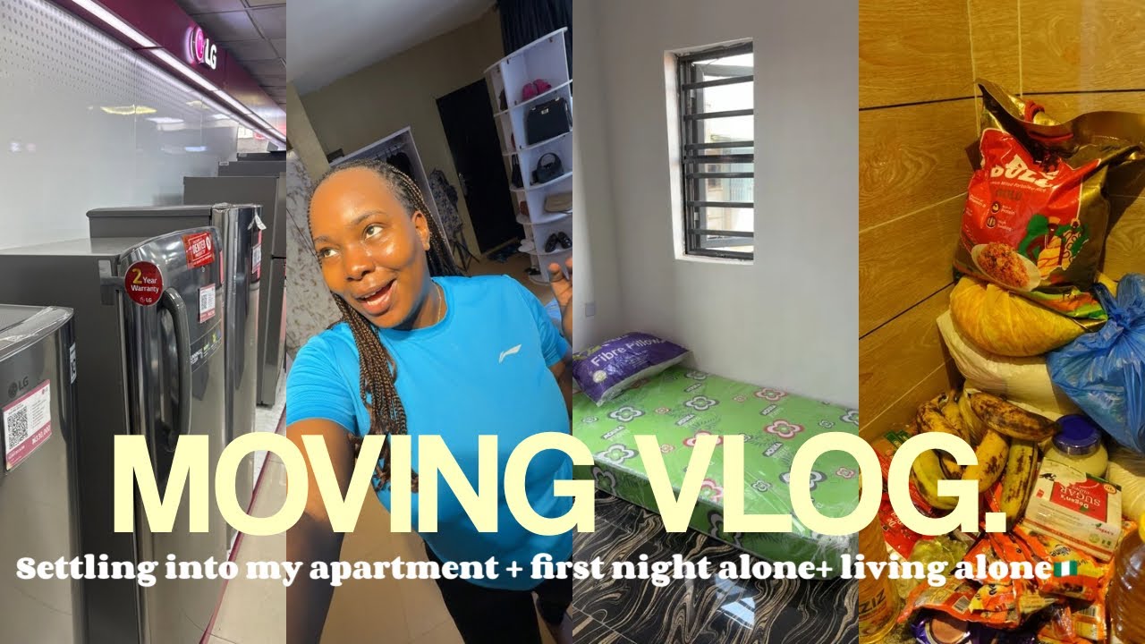 MOVING VLOG 2026| first night alone in my apartment,furnishing my house,shopping & more 