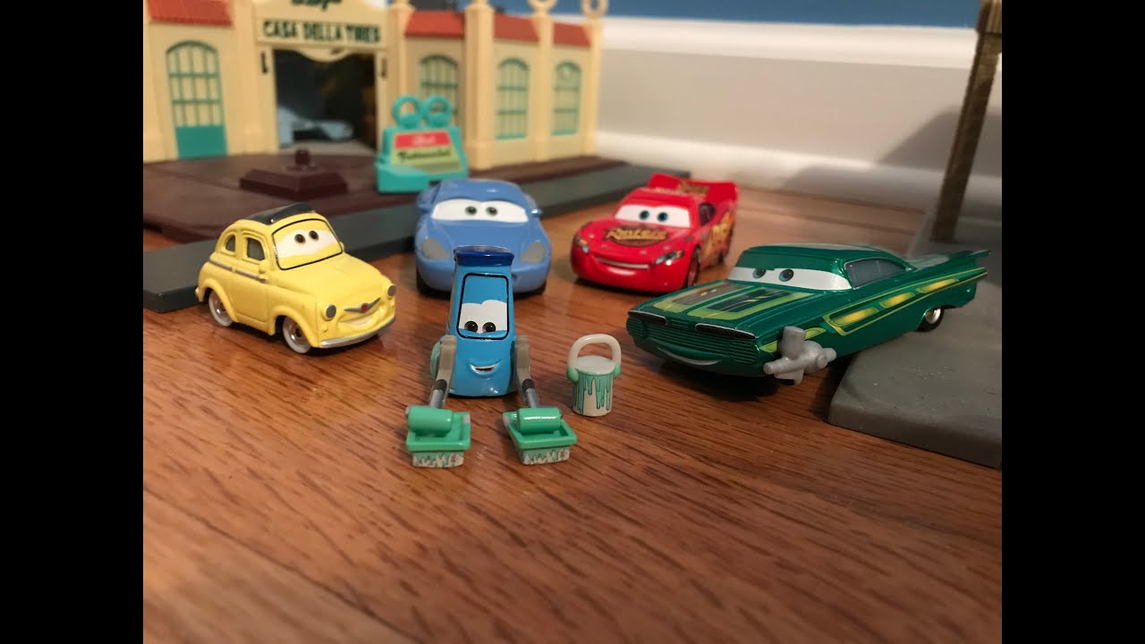 RADIATOR SPRINGS CLEANUP カーズ ミニカー Disney Cars Radiator Springs Clean-Up 5-Pack Review - YouTube