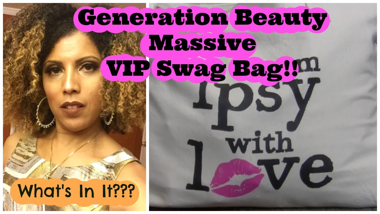 HAUL!  IPSY Generation Beauty VIP Swag Bag!  |  CurlyKimmyStar