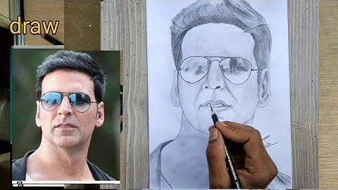 How to draw a face/ Akshay Kumar/ how to draw about face
