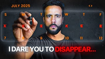 DISAPPEAR Yourself for Next 6 Months & COMEBACK Like a Achiever | Ashu Ghai