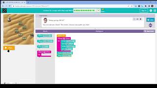 L10-14 |Code.org | Express-2021 | Lesson 10:Loops with Rey and BB-8 | level 14
