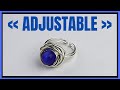 Adjustable Wire Wrap bead Ring Tutorial