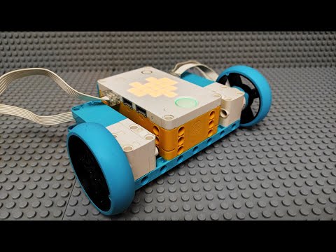 Simple Lego Spike Prime Car Robot Design With Steps Spike Prime First Project In Three 3 Minutes