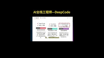 AI全栈工程师—DeepCode #AI编码 #ai代码生成 #开源项目 #全栈工程师 #程序员#ai
