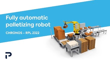 Fully automatic robot palletizer | CHRONOS RPL-2322