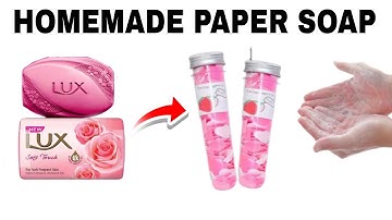 How to Make Paper Soap at Home | Easy Paper Soap Making Kit | DIY Paper Soap Hack |#soap
