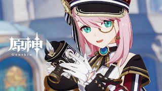 Japanese Character Demo (ENG sub)- "Charlotte: Breaking News!" | Genshin Impact