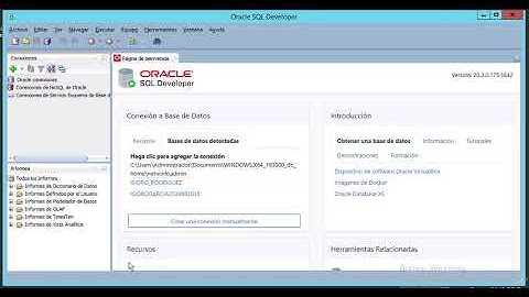Conectar a una instancia en Oracle