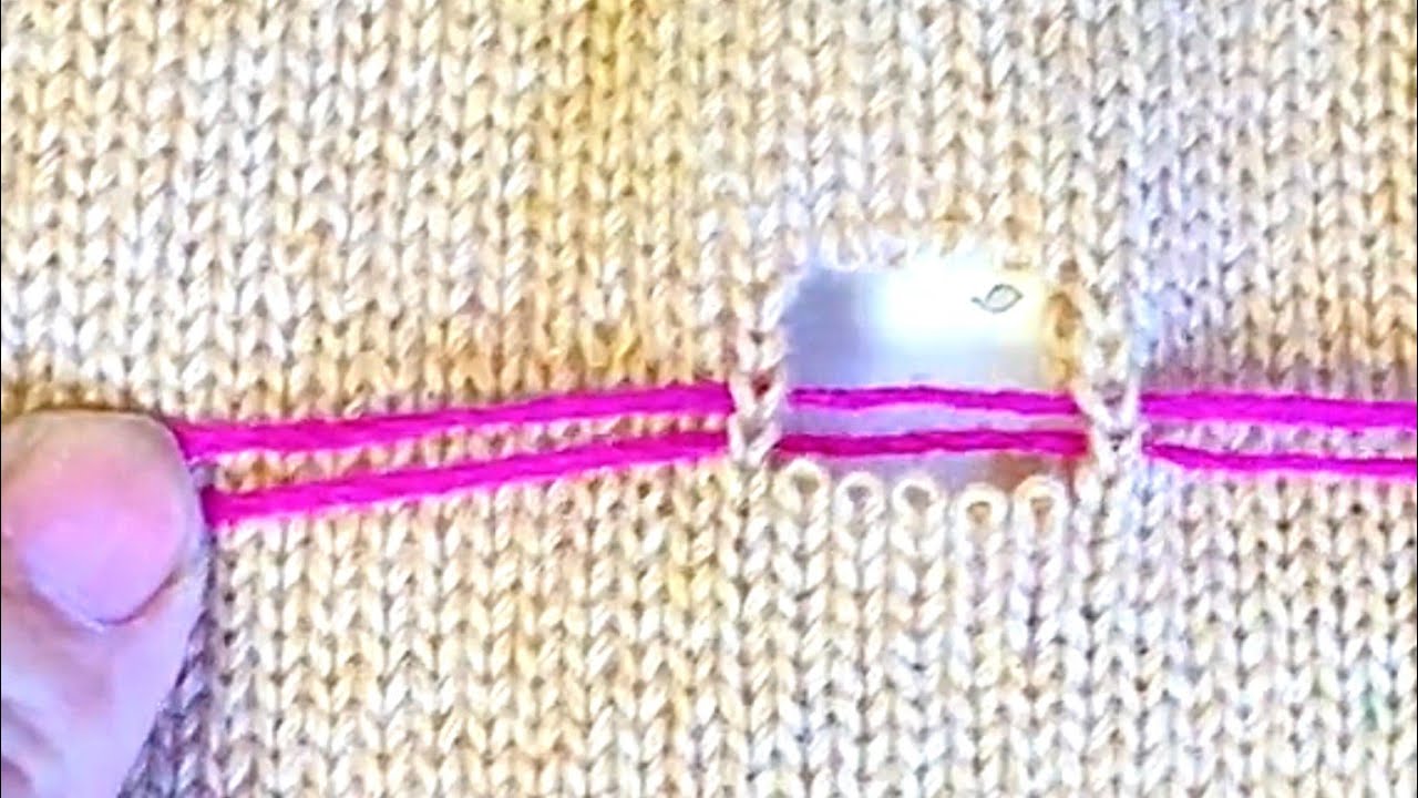 How to perfectly repair holes in knitted sweaters without leaving any ...